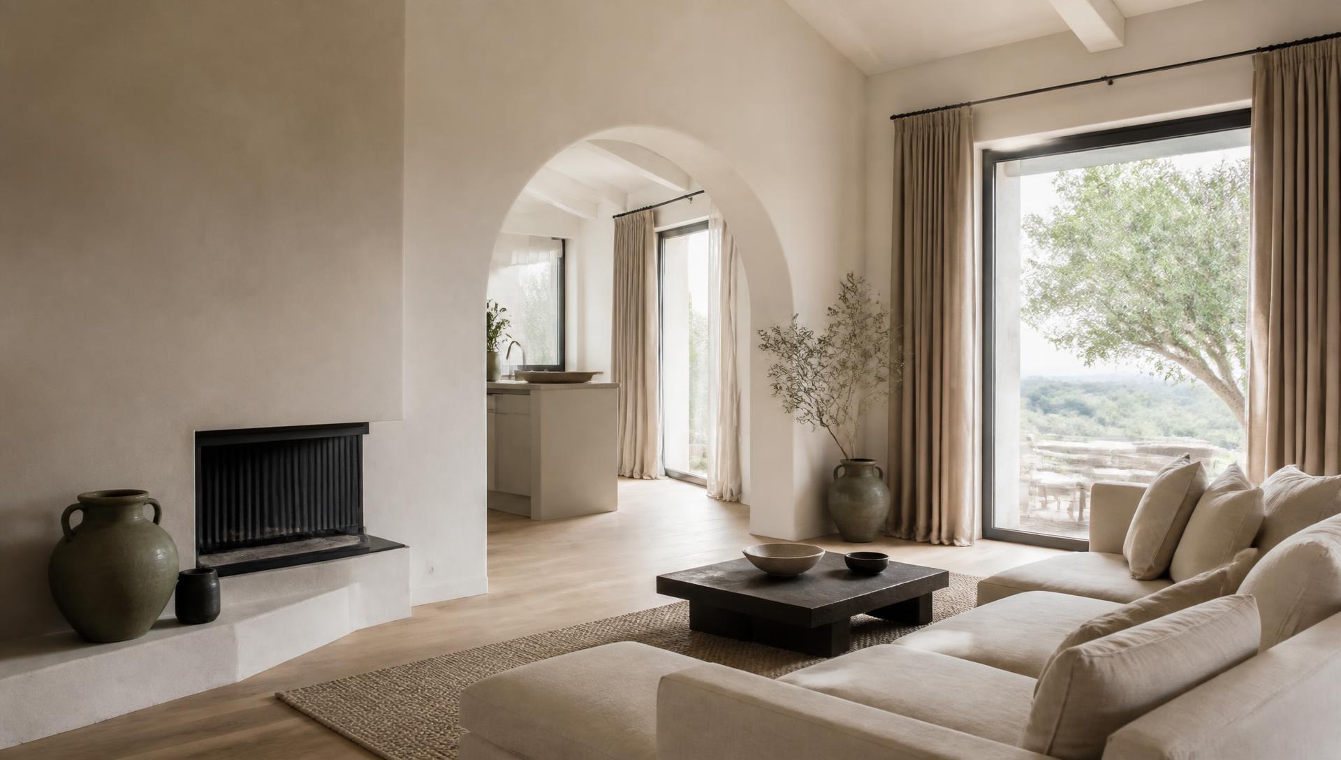 Salón de vivienda reformada por PAX Estudio de Reformas en Castellón